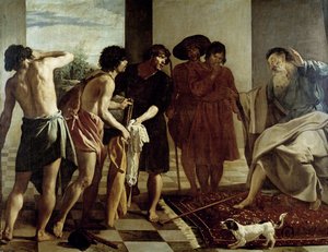 Jakub otrzymuje tunikę Giuseppe autorstwa Diego Rodriguez de Silva y Velazquez