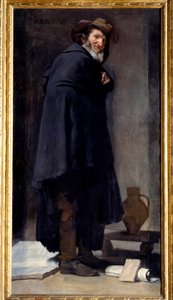 Portret Menippe (Menippe de Sinope, grecki poeta i filozof szkoły cynicznej, żyjący między IV a III wiekiem p.n.e.). Obraz Diego Rodrigueza de Silva y Velasquez (1599-1660) autorstwa Diego Velázquez