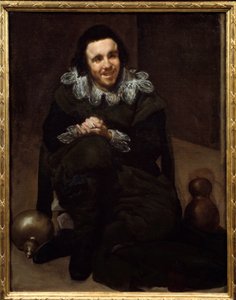 Portret Dyni Błazna Don Juana. Obraz Diego Rodrigueza de Silva i Velasqueza (1599-1660) autorstwa Diego Velázquez