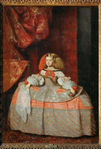 Infantka Margarita Teresa w różowej sukni ... (obraz na płótnie) autorstwa Diego Rodriguez de Silva y Velazquez