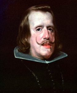 Obraz króla Hiszpanii Filipa IV, XVI wiek. autorstwa Diego Velasquez