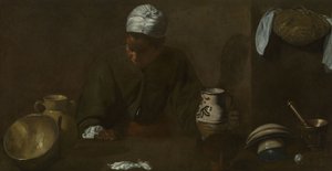 Scena kuchenna autorstwa Diego Velázquez