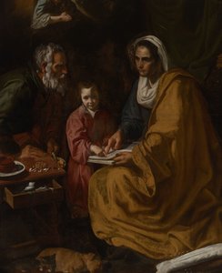 Wychowanie Dziewicy autorstwa Diego Velázquez