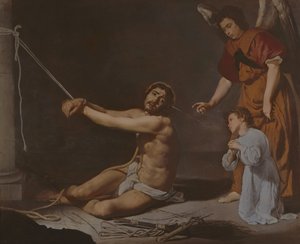 Chrystus po biczowaniu kontemplowanym przez duszę chrześcijańską, ok. 1628-9