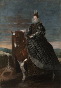 Portret jeździecki Małgorzaty Austrii 15841611, Między 1630 a 1635 autorstwa Diego Velázquez