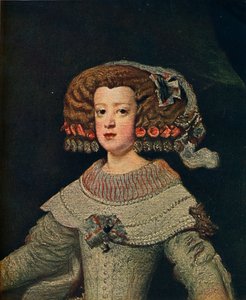 Portret królowej Marii Anny, Mariany Austriackiej, 1652, 1910 autorstwa Diego Velázquez
