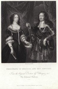 Portret Ferdynanda Medyceuszy i jego małżonki autorstwa Diego Velázquez