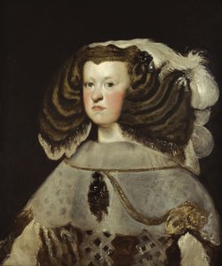 Portret Mariany Austriackiej 16341696 autorstwa Diego Velázquez