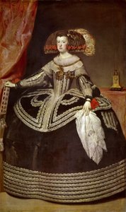 Portret Mariany Austriackiej 16341696 autorstwa Diego Velázquez