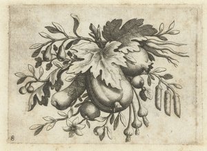Festoen van Vrutten Mała książeczka z owocami przydatna w podróży (tytuł serii) autorstwa Dietrich Krüger (attributed to)