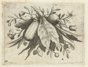 Festoen van Vrutten Mała książeczka z owocami przydatna w podróży (tytuł serii) autorstwa Dietrich Krüger (attributed to)
