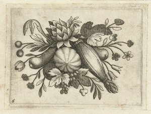 Festoen van Vrutten Mała książeczka z owocami przydatna w podróży (tytuł serii) autorstwa Dietrich Krüger (attributed to)