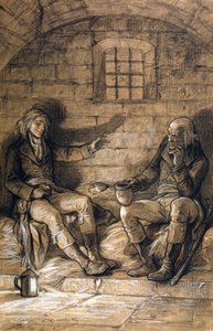 Simourdin i Gauvrais, ilustracja do "Quatrevingt-Treize" (1874) Victora Hugo (1802-85)