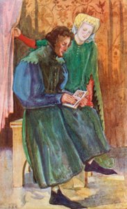 Mężczyzna i kobieta czasów Henryka IV 1399-1413 autorstwa Dion Clayton Calthrop