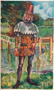 Człowiek czasów Edwarda III, 1907 autorstwa Dion Clayton Calthrop