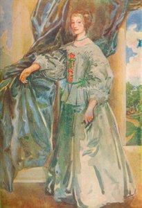Kobieta czasów Karola I, 1907 autorstwa Dion Clayton Calthrop