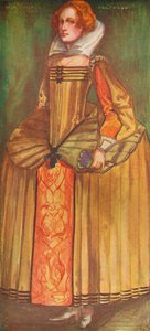 Kobieta z czasów Elżbiety, 1907 autorstwa Dion Clayton Calthrop