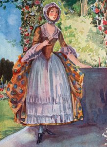 Kobieta czasów Jerzego II 1727-1760 autorstwa Dion Clayton Calthrop
