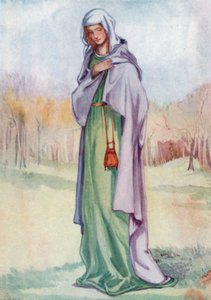 Henriko III laikų moteris 1216-1272poli autorstwa Dion Clayton Calthrop