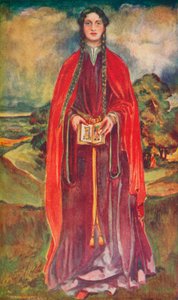 Kobieta czasów Henryka I, 1907 autorstwa Dion Clayton Calthrop