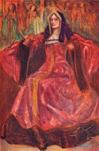 „Kobieta czasów Henryka VII”, 1907 autorstwa Dion Clayton Calthrop