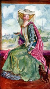 Kostium damski za panowania Henryka V (1413 -1422)