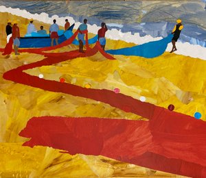 Wędkarstwo, Neeleshwar (kolaż) autorstwa Dione Verulam