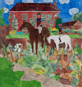 Czy jest coś na jedenastą, 2021 (kolaż) autorstwa Dione Verulam