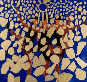 Rhinemaidens drwiące z Albericha, Cykl Pierścienia Wagnera (kolaż)