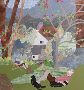 Wrześniowy pobyt (kolaż) autorstwa Dione Verulam