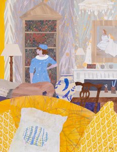 Czy mogę wyjść na zewnątrz (kolaż) autorstwa Dione Verulam