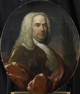 Portret Hugo du Bois, dyrektora Izby Rotterdamskiej Holenderskiej Kompanii Wschodnioindyjskiej, wybranego 1734