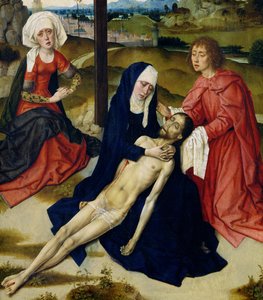Lamentacja (detal z 93895) autorstwa Dirck Bouts