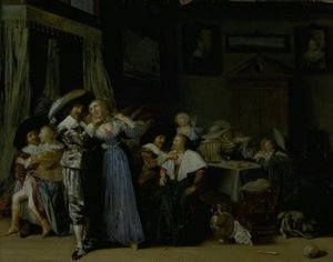 Wesoła Firma autorstwa Dirck Hals