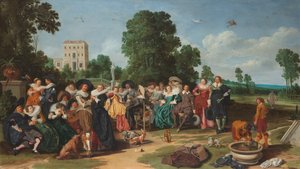 Fête champêtre autorstwa Dirck Hals