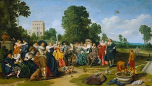 Fête champêtre autorstwa Dirck Hals