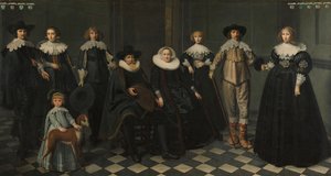 Portret rodziny Dircka Basa Jacobsza, burmistrza Amsterdamu, 1634-35