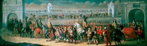 Przetwarzanie Karola II z Tower of London do Westminster, 22 kwietnia 1661 r