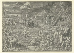 potop autorstwa Dirck Vellert