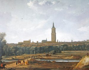 Widok Hagi (olej na płótnie) autorstwa Dirck Verhaert
