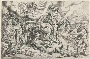 Nawrócenie Pawła autorstwa Dirck Volckertsz. Coornhert (attributed to)