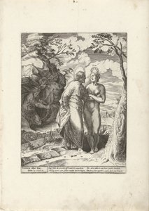 Chrystus kocha prawdę, ale nienawidzą jej złoczyńcy. Triumf prawdy (tytuł serii) autorstwa Dirck Volckertsz. Coornhert