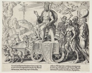 Triumf Chrystusa autorstwa Dirck Volckertsz. Coornhert