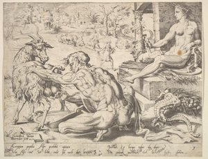 Asher, z serii Dwunastu patriarchów, 1550. autorstwa Dirck Volkertsen Coornhert