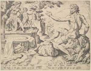 Ruben [Rdz 49:3-4], z serii Dwunastu Patriarchów, 1550. autorstwa Dirck Volkertsen Coornhert