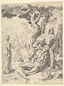 Przypowieść o dobrym Samarytaninie, 1549. autorstwa Dirck Volkertsen Coornhert