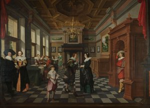 Siedmioczęściowa sekwencja dekoracyjna: wnętrze, 1630-32
