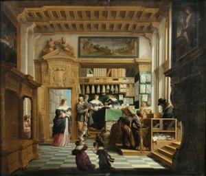 Gabinet prawnika autorstwa Dirck van Delen