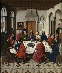 Centralny panel ołtarza Ostatniej Wieczerzy, 1464-1468