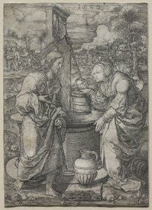 Chrystus i Kobieta z Samarii, 1523.